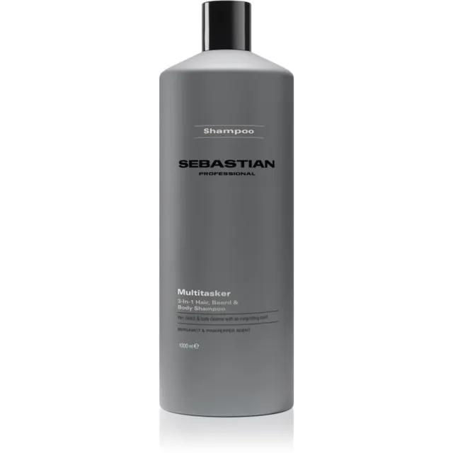 Sebastian Professional SEB MAN The Multi-tasker Šampoon juustele, habemele ja kehale 1000 ml