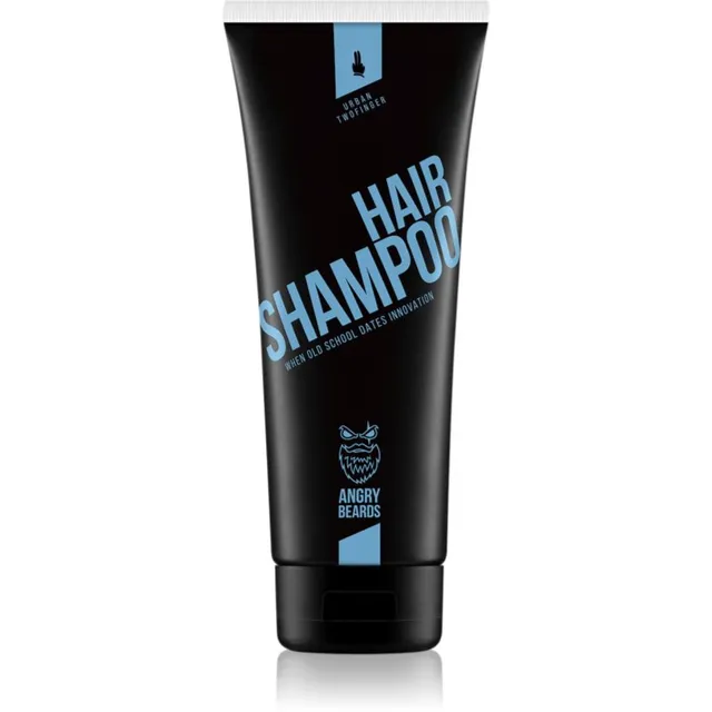 Angry Beards Urban Twofinger Shampoo Värskendav juukse- ja habemešampoon 230 ml