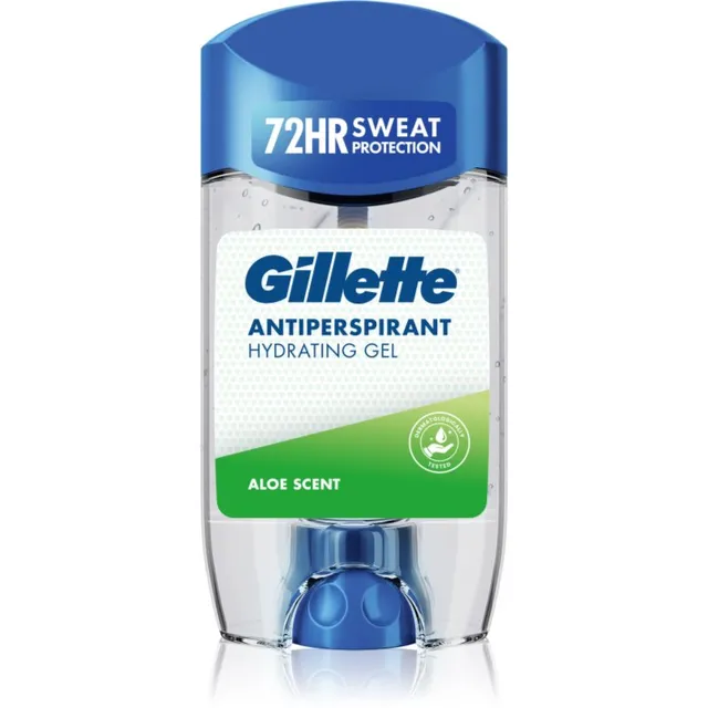 Gillette Antiperspirant Hydrating Gel Aloe Scent Higistamisvastane geel niisutava toimega meestele 70 ml