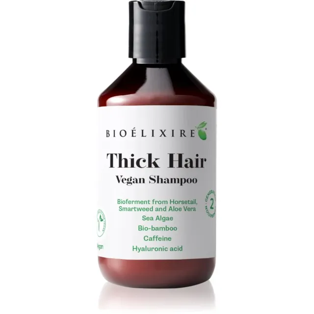 Bioélixire Thick Hair Šampoon juuksejuurte tugevdamiseks ja juuksekasvu parandamiseks 300 ml