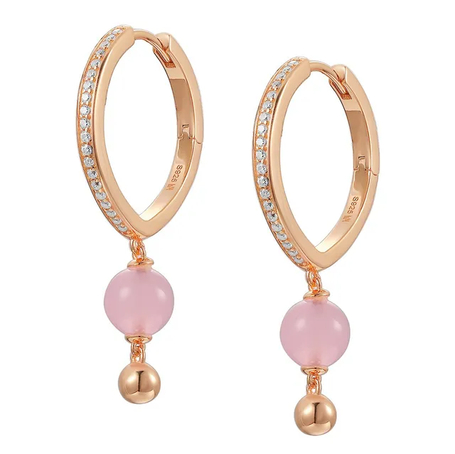NEORE Pink Gemini Earrings