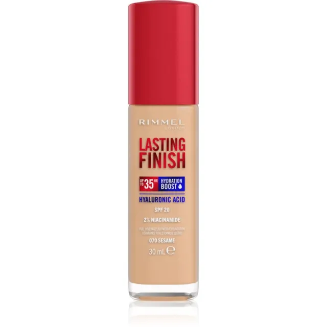 Rimmel Lasting Finish 35H Hydration Boost Niisutav jumestuskreem SPF 20 varjund 070 Sesame 30 ml