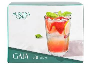 Joogiklaasid AURORA Mojito 360ml 4tk