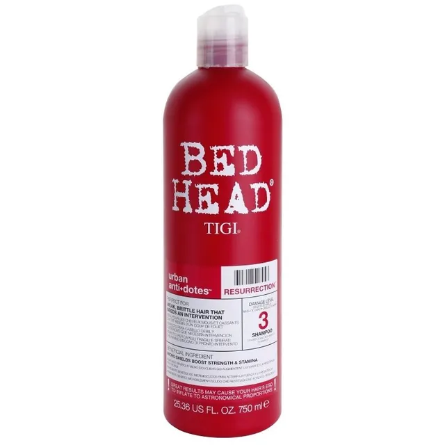 TIGI Bed Head Urban Antidotes Resurrection Šampoon õhukestele stressis juustele 750 ml