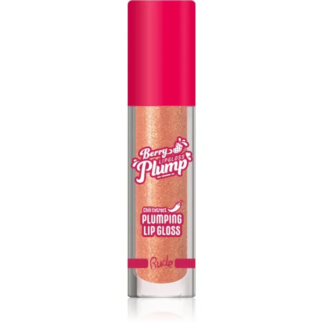 Rude Cosmetics Berry Plump Niisutav huuleläige volüümi andva efektiga varjund Fairy 4 g