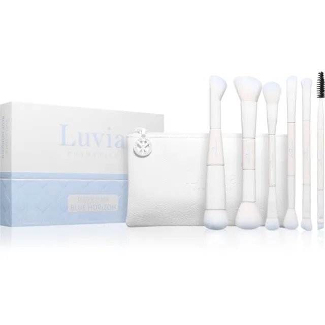 Luvia Cosmetics Duo Voyage Reisipintslite/-harjade komplekt Blue Horizon 7 tk