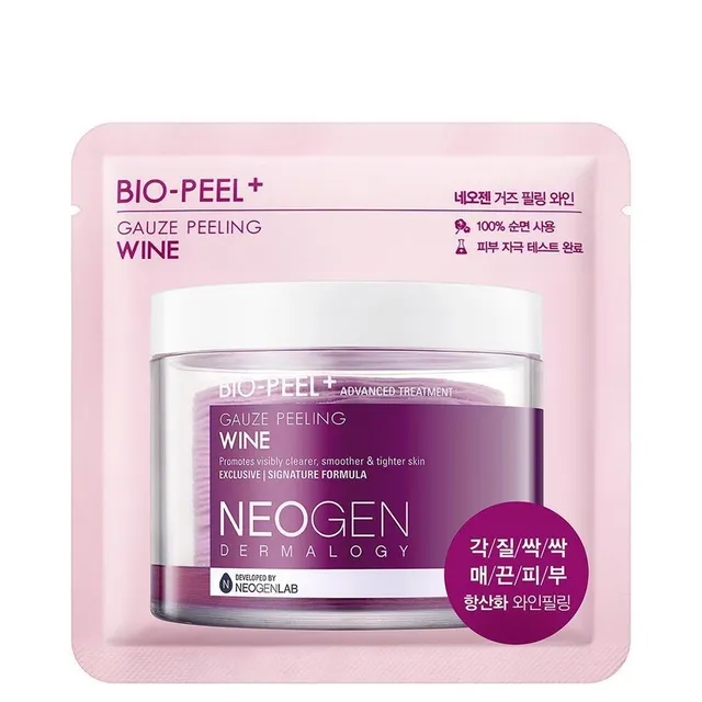 NEOGEN DERMALOGY Bio-Peel+ Gauze Wine Peeling Pads 9.5ml