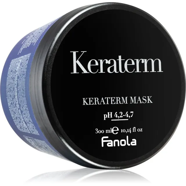 Fanola Keraterm Mask Silendav mask ohjeldamatutele ja käharatele juustele 300 ml