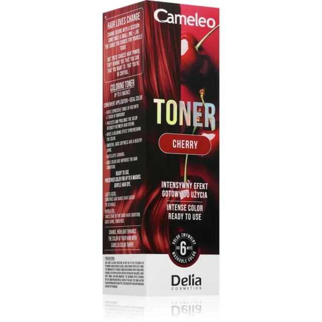 Delia Cosmetics Cameleo Toner värviline tooner juustele varjund Cherry 75 ml