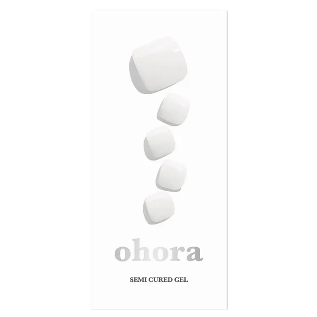OHORA Semi Cured Gel Pedicure Strips P Basic Pedicure No.3 30pcs