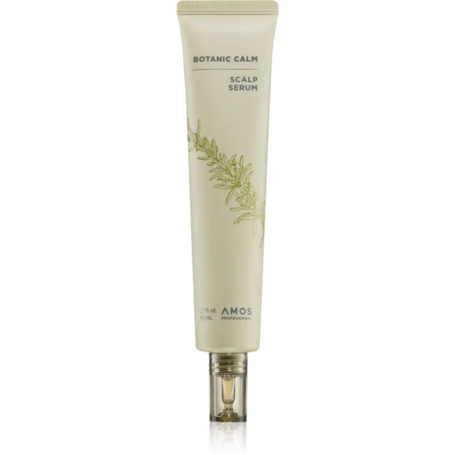 AMOS PROFESSIONAL Botanic Calm Scalp Serum Tugevdav ja taastav juukseseerum õhenevate juuste hoolduseks 80 ml