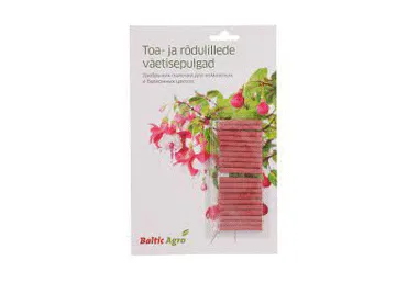 Toa-ja rõdulillede väetisepulgad 20tk