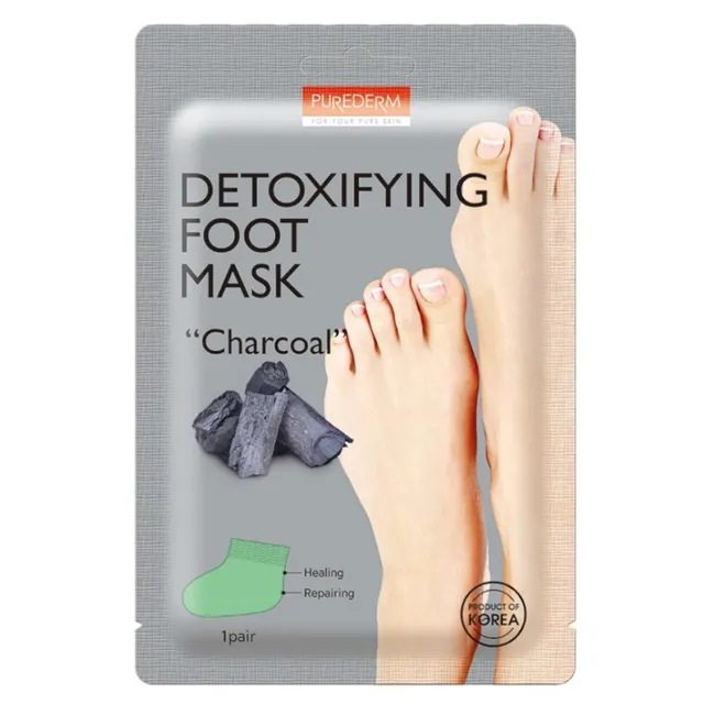 PUREDERM Detoxifying Foot Mask 1pair