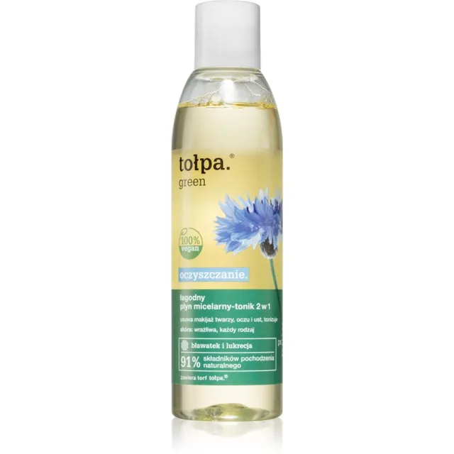 Tołpa Green Cleaning Mitsellaarvesi ja toonik kaks-ühes 200 ml