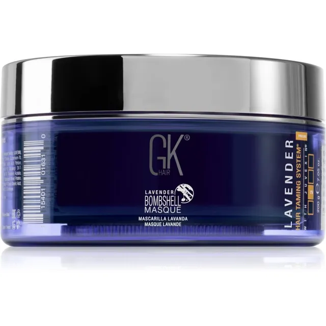 GK Hair Bombshell Masque Kinnistav värvimask blondidele juustele varjund Lavender 200 g