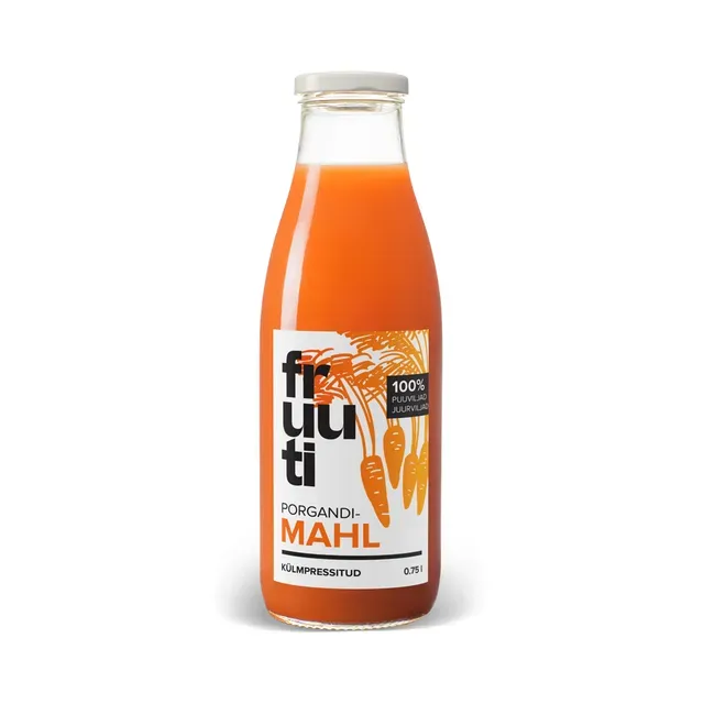 Porgandi-õunamahl, FRUUTI, 750 ml