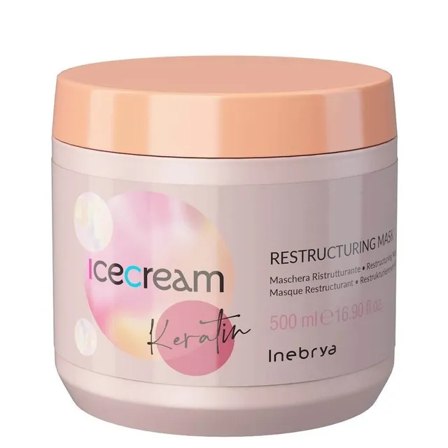 INEBRYA Ice Cream Keratin Restructuring Mask 500ml