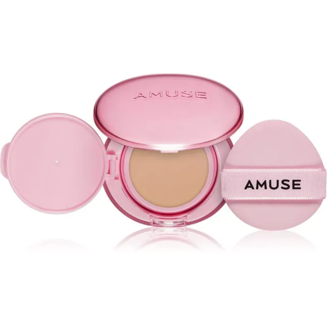 AMUSE Dew Power Vegan Cushion Kauapüsiv jumestuskreemikäsn kirgastava ja siluva efektiga varjund 02 Healthy 15 g