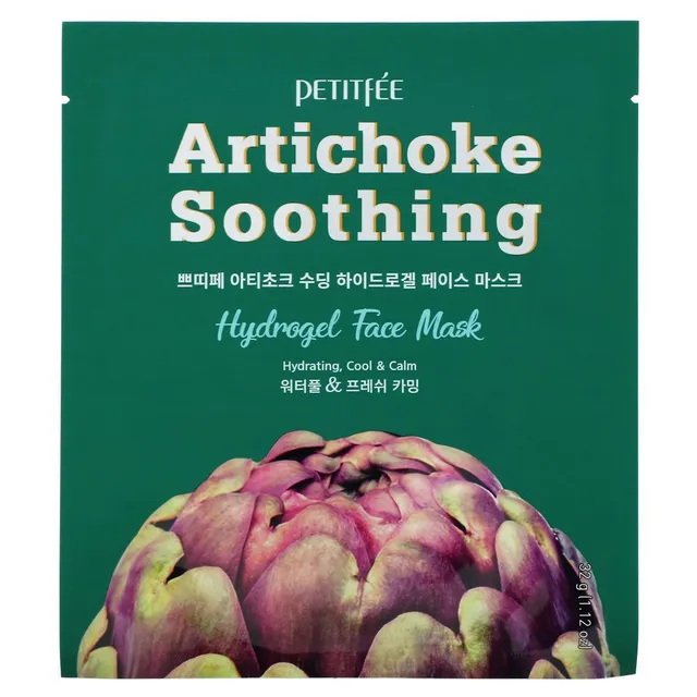 PETITFEE Artichoke Soothing Hydrogel Face Mask 32g
