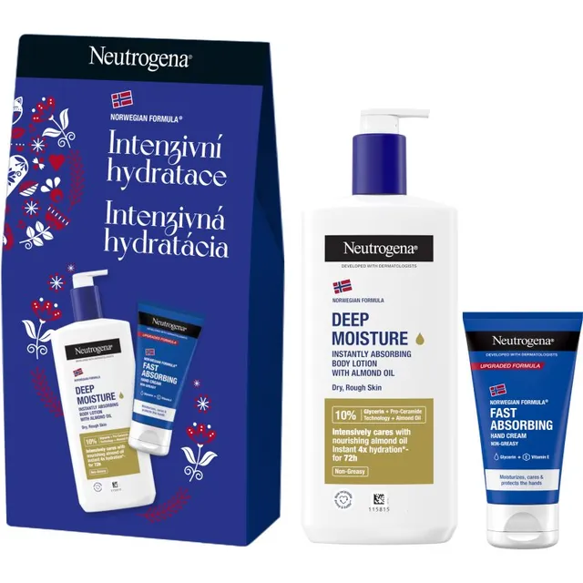 Neutrogena Norwegian Formula® Deep Moisture Kinkekomplekt intensiivseks niisutamiseks
