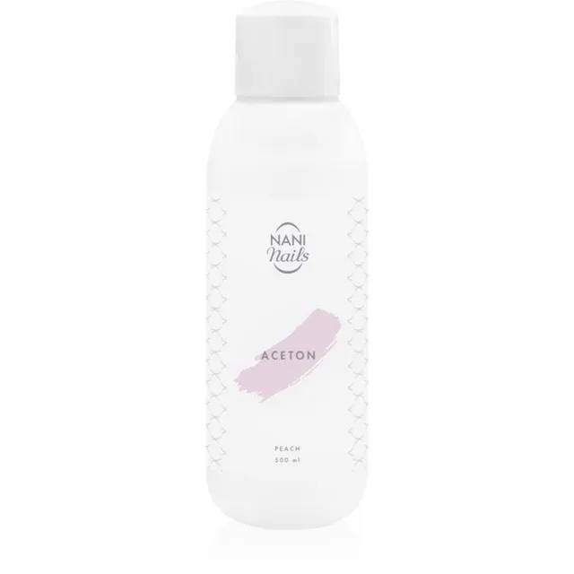 NaniNails NANI Peach Puhas atsetoon geelküünte eemaldamiseks 500 ml