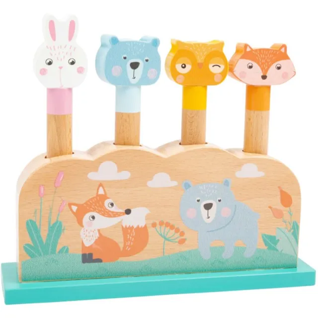 Small foot by Legler Game Small Foot Pop Up Animals aktiveeriv mänguasi 18m+ 1 tk