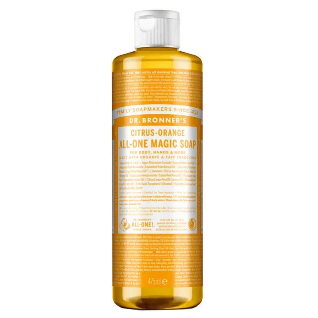 DR. BRONNERS Citrus Orange Pure Castile Soap 475ml