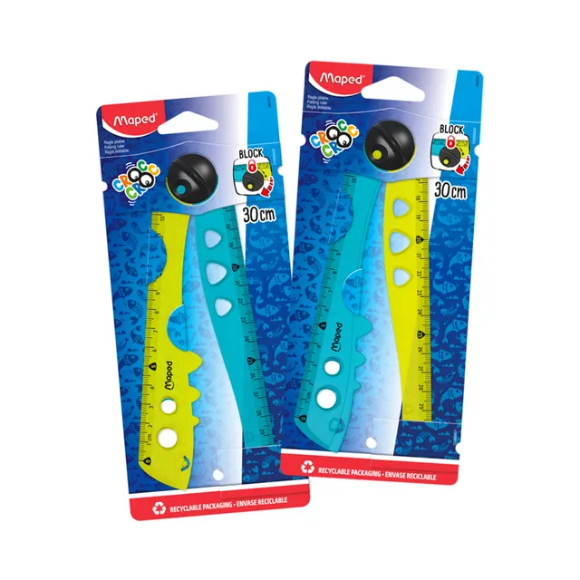 Joonlaud maped 15/30cm open up croc croc blistril