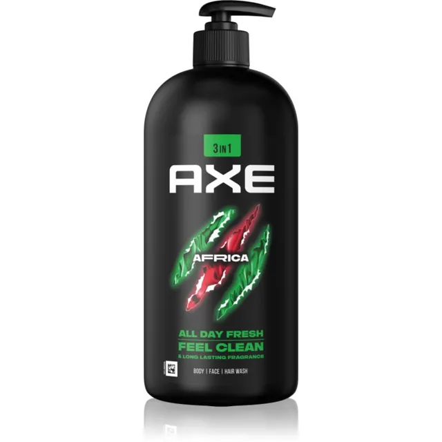 Axe Africa Dušigeel näole, kehale ja juustele 900 ml