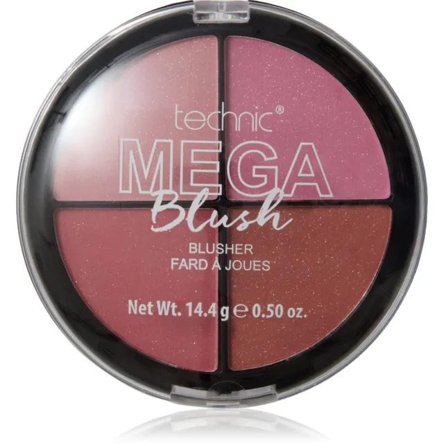 Technic Cosmetics Mega Blush Põsepunapalett 14.4 g
