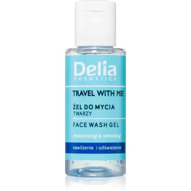 Delia Cosmetics Travel with me Puhastav geel näole 50 ml