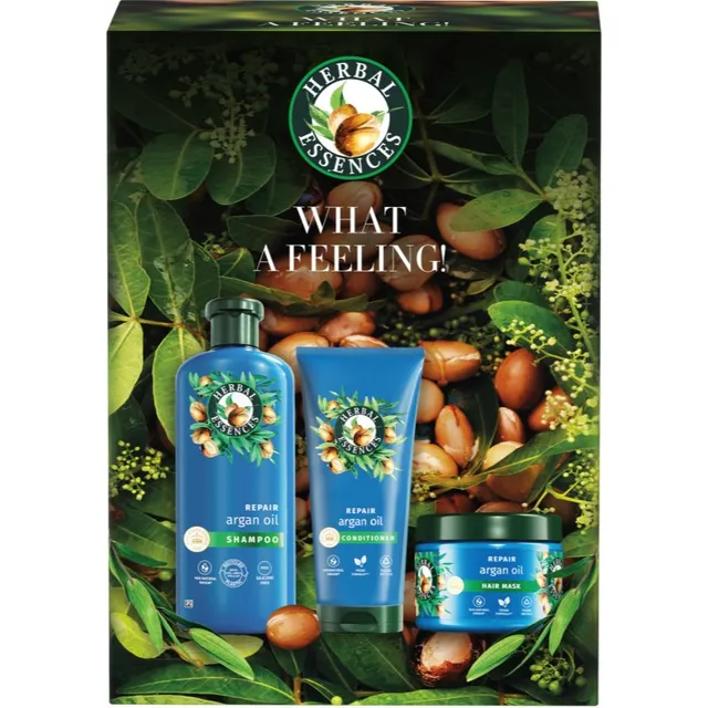 Herbal Essences Argan Oil Repair Gift Set Kinkekomplekt kahjustatud juustele