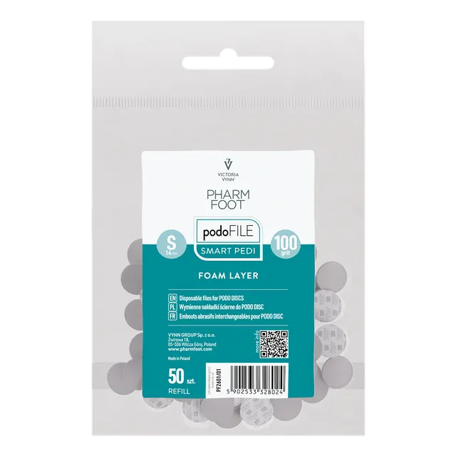 Pharm Foot Podo Disc S disposable files Foam Layer Refill