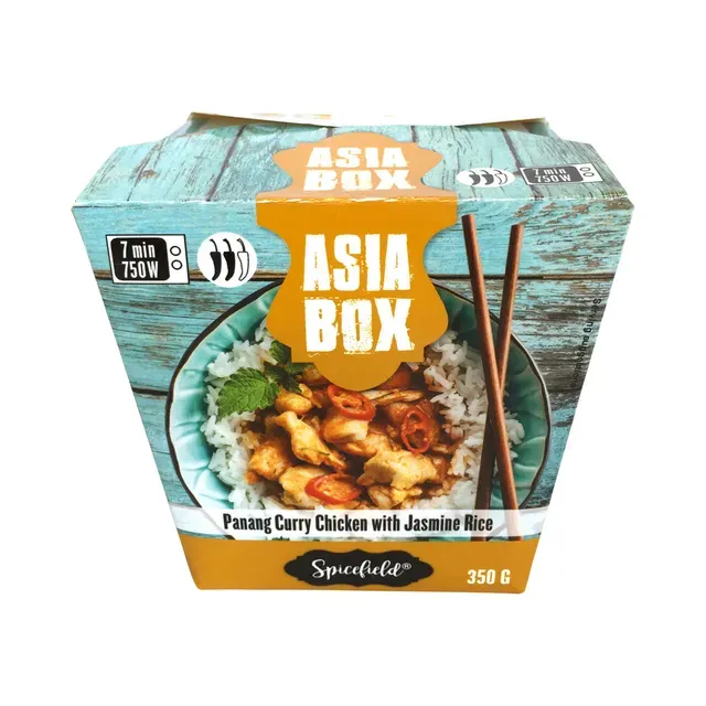 Asia Box Panang karrikana jasmiiniriisiga, SPICEFIELD, 350 g