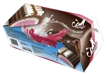 Jäätisetort van&maasikas&šoko TANGO,480g