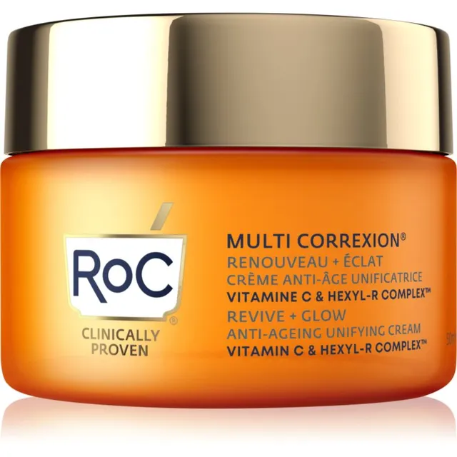 RoC Multi Correxion Revive + Glow Kortsudevastane sära andev kreem C-vitamiiniga 50 ml