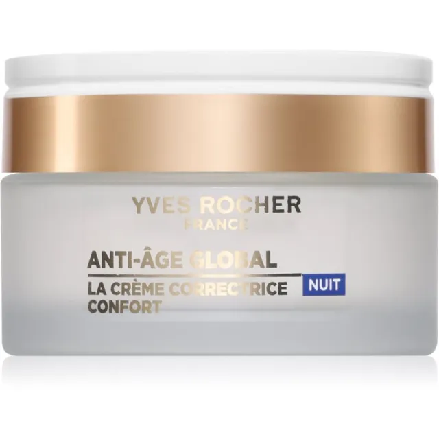 Yves Rocher Anti-Age Global Taastav öökreem kortsudevastase toimega 50 ml
