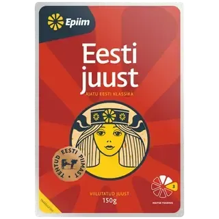 Eesti juust viilutatd laktoosivaba, EPIIM, 150 g
