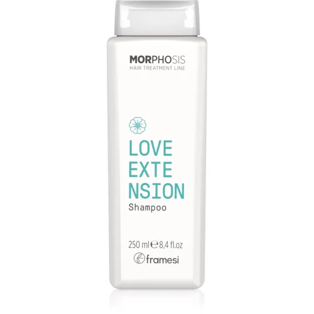 Framesi Morphosis Love Extension Niisutav šampoon rahustavate efektidega 250 ml