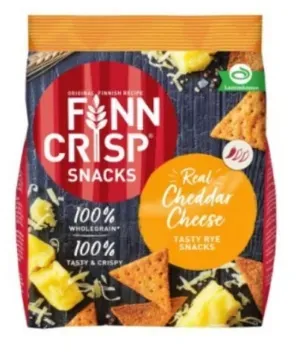 Finn Crisp Täistera Rukkisnäkid Cheddar Cheese 150g