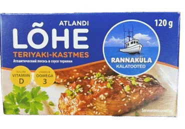 Lõhe Teriyakikastmes RANNAKÜLA,120g