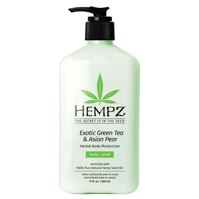 HEMPZ Exotic Green Tea & Asian Pear Herbal Body Moisturizer 500ml