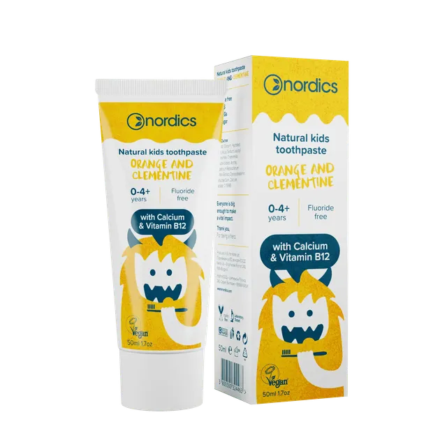 Nordics Natural Kids Toothpaste Orange & Clementine (0-4 years)