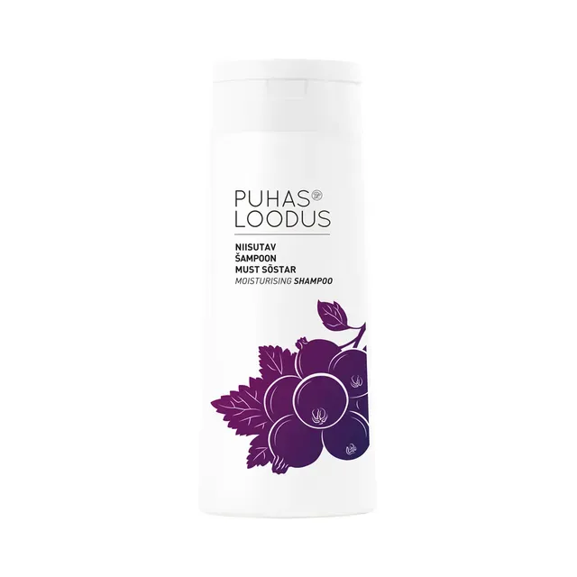 Šampoon mustsõstraga, niisutav, PUHAS LOODUS, 250 ml