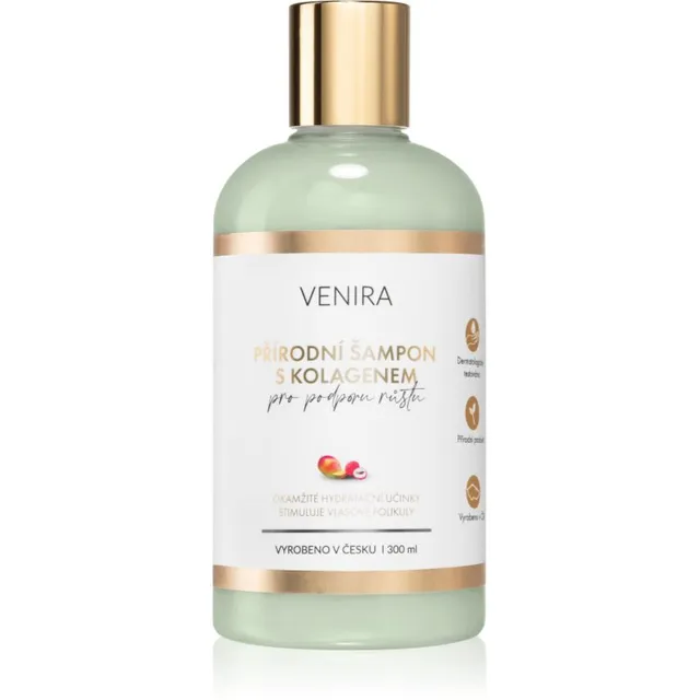 Venira Shampoo for Hair Growth Looduslik šampoon kollageeniga lõhn Mango-Lychee 300 ml