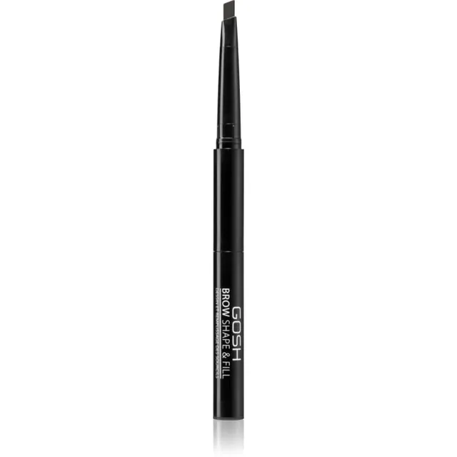 GOSH COPENHAGEN Brow Shape & Fill Kahe otsaga kulmupliiats varjund 002 Greybrown 0.5 g