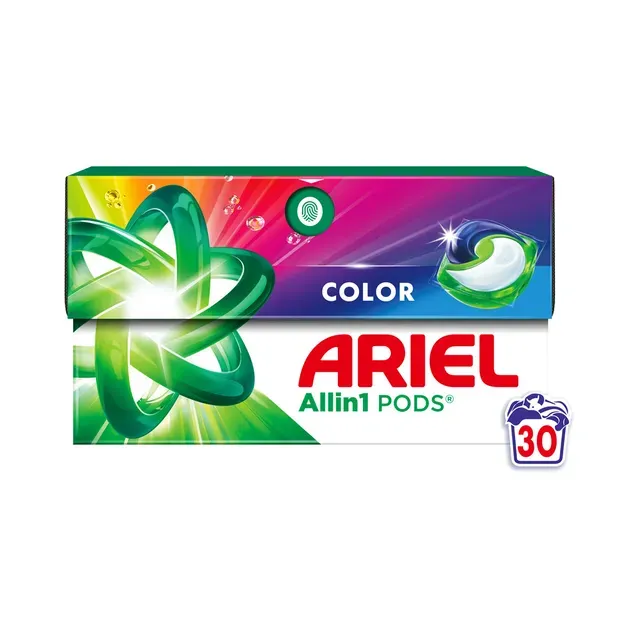 Geelkapslid Color, ARIEL, 30 tk