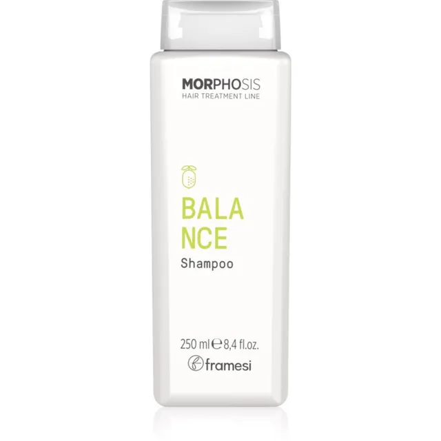 Framesi Morphosis Balance Shampoo Puhastav šampoon rasustele juustele 250 ml