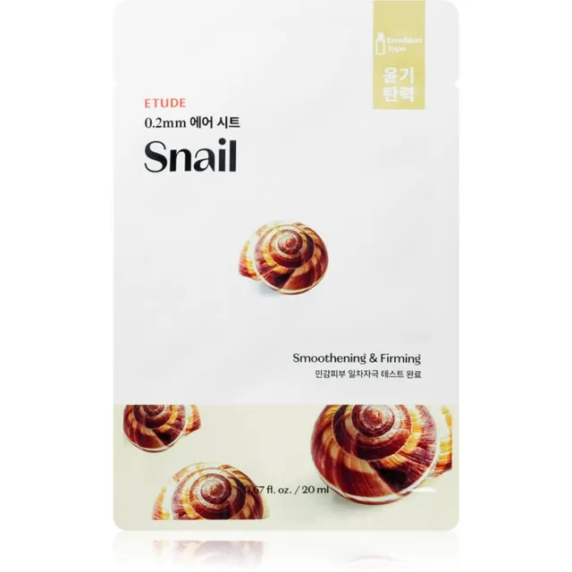 ETUDE 0.2 Therapy Air Mask Snail Siluv lehtmask teoekstraktiga 20 ml