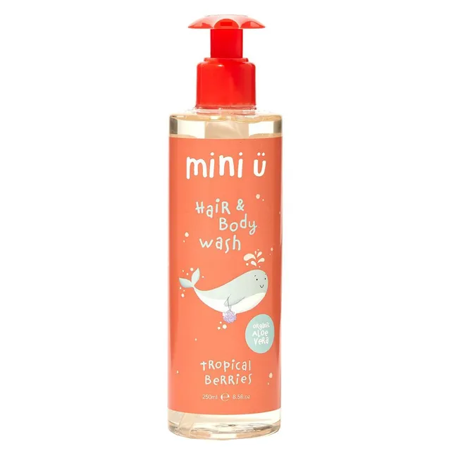 MINI Ü Tropical Berries Hair & Body Wash 250ml